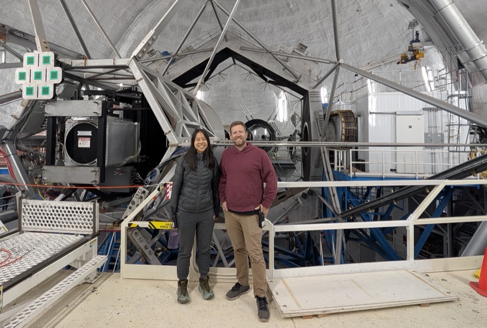 Max and Rebecca at Keck II to install the NIRC2 polarimetry mode